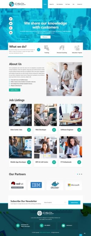 Web Design by pb for Cisol B.V. | Design: #18400409