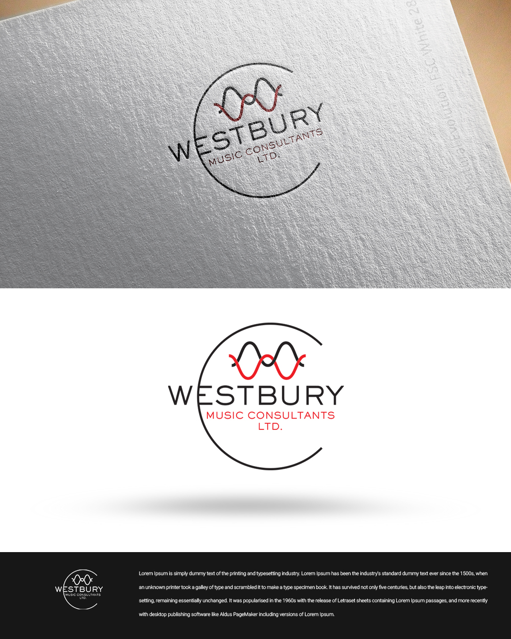 Diseño de Logo por zingodesigns258 para Westbury Music Consultants | Diseño #19978061