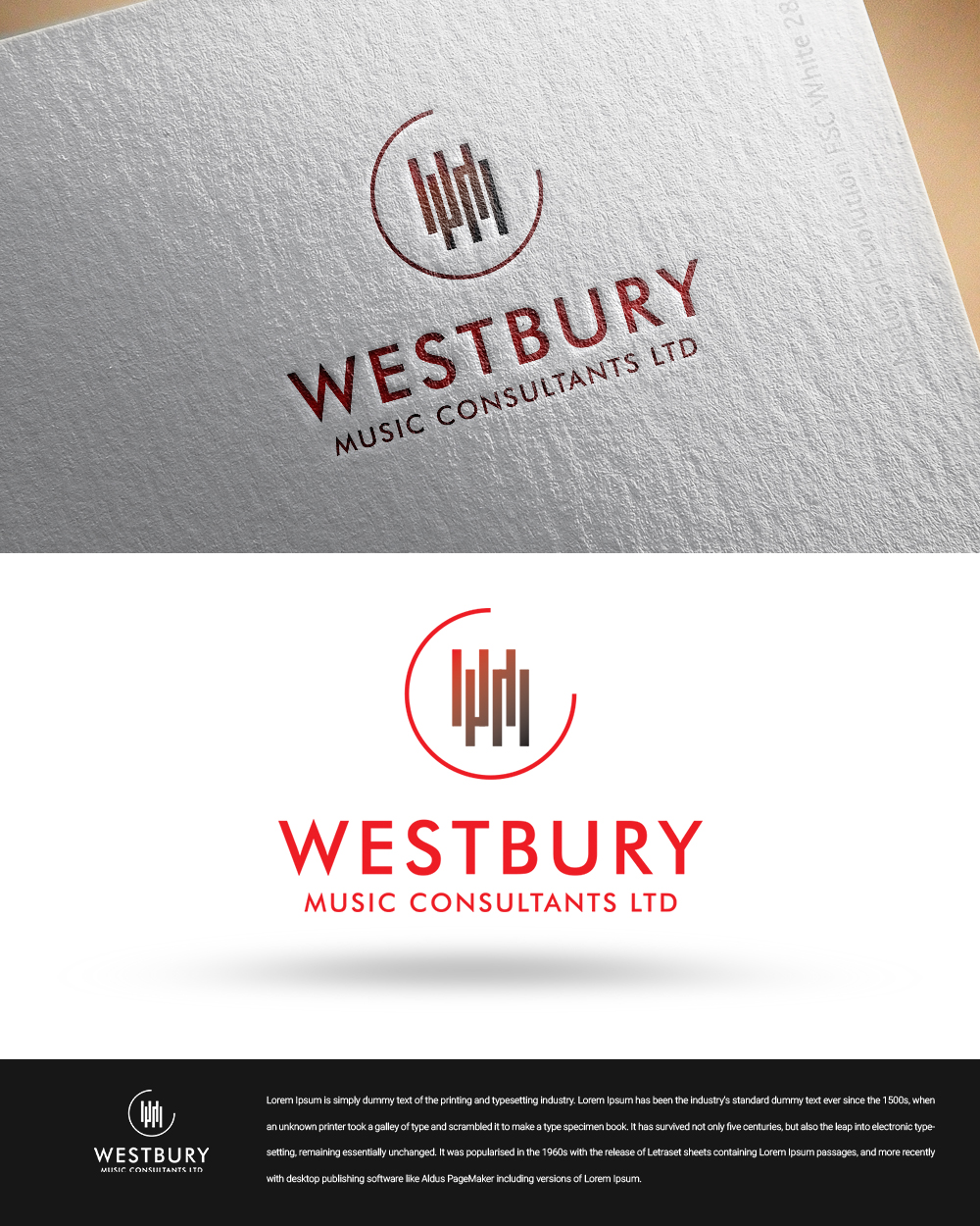 Logo Design by zingodesigns258 for Westbury Music Consultants | Design #19978062