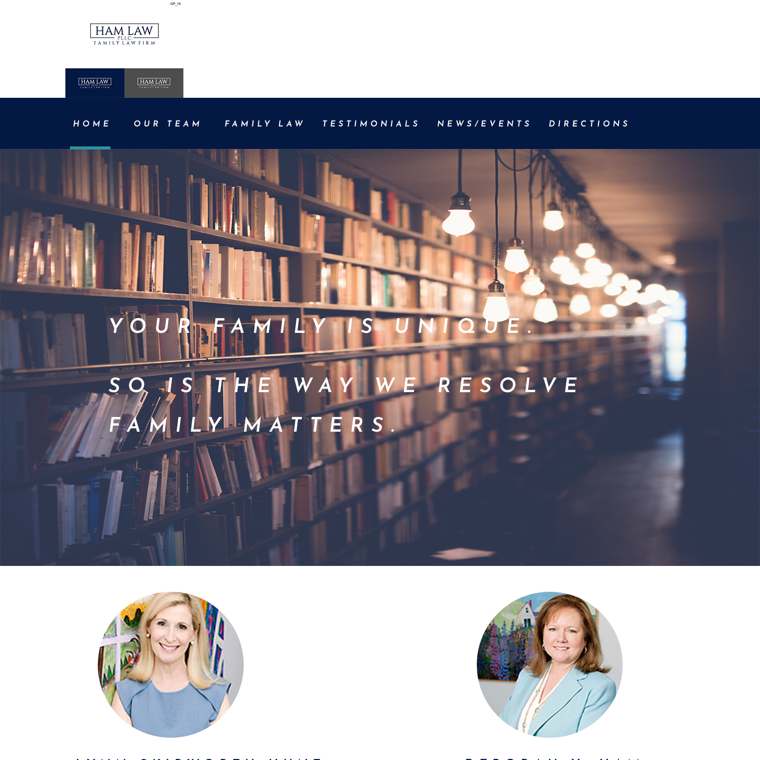 Web Design by jamika 44 for Ham Law, PLLC | Design #18441990