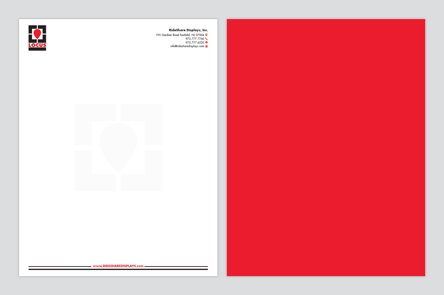 Briefkopf-Design von MIND für RideShare Displays Inc. | Design #18374441