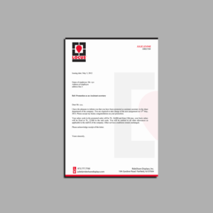 Letterhead Design by Creations Box 2015