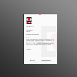 Letterhead Design by Creations Box 2015 for RideShare Displays Inc. | Design: #18382876