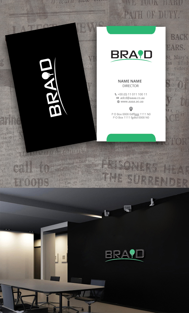 Logo Design by zebronicgraphic for Braid Golf, LLC | Design #18389250