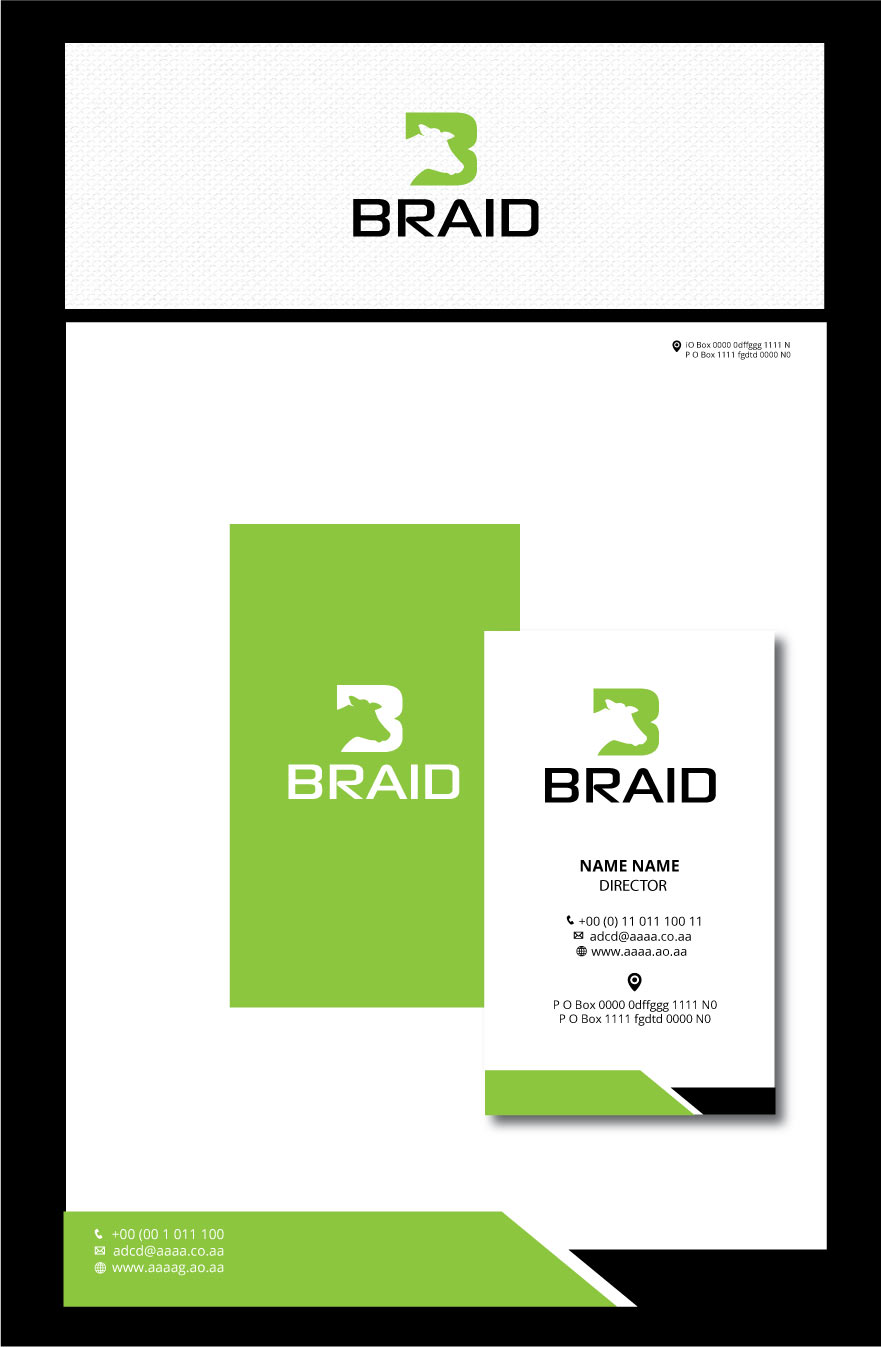 Logo-Design von zebronicgraphic für Braid Golf, LLC | Design #18480006
