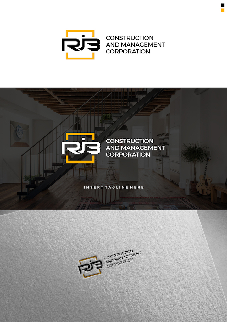 Logo Design by christianpoetoe for RJBCONSTRUCTION AND MANAGEMENT CORPORATION | Design #18377899