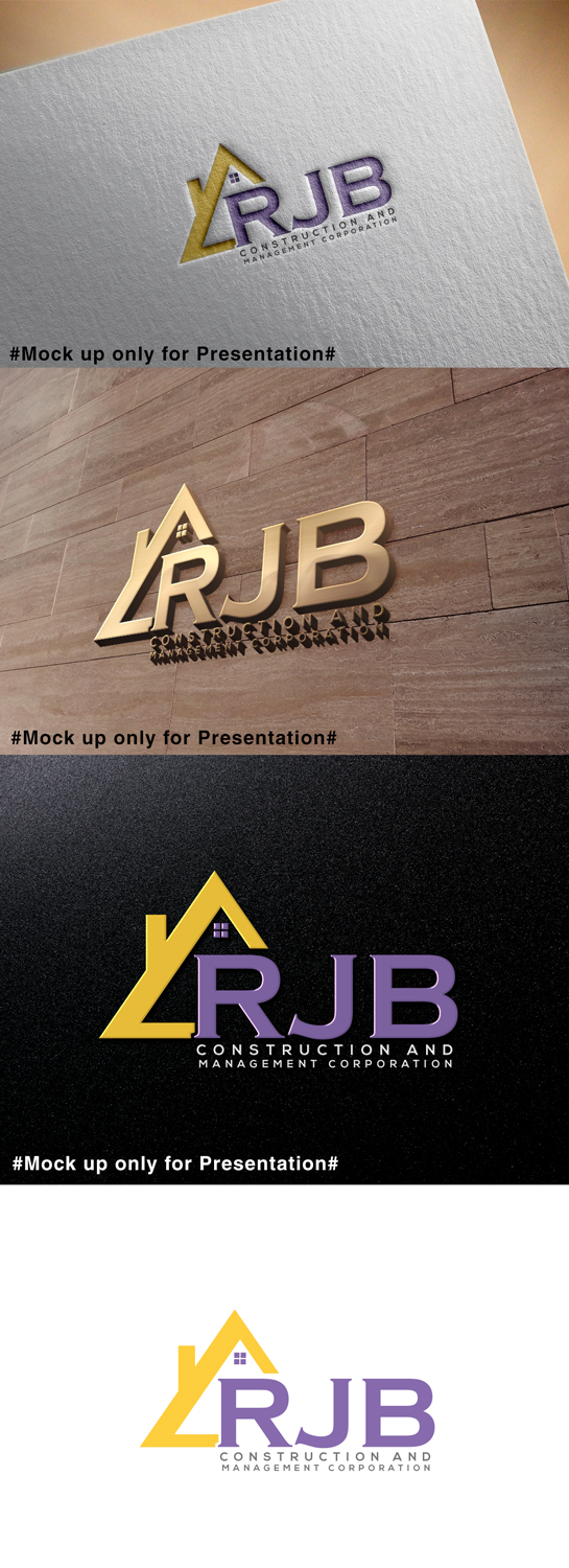 Logo Design by designmind78 for RJBCONSTRUCTION AND MANAGEMENT CORPORATION | Design #18399951