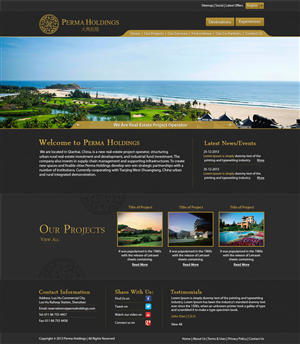 Perma Holdings Web Design | Web Design by Kreative Ideaz