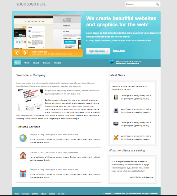 Web Design by cofeegrove for SR-Design | Design #2814683