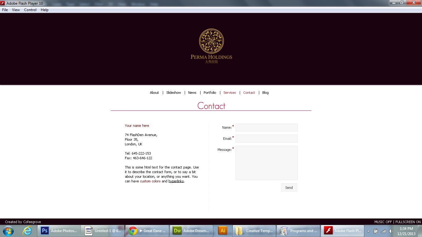 Web Design by cofeegrove for SR-Design | Design #2845943