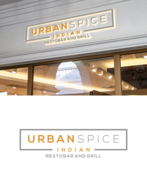 Urban Spice tag line with Indian Restobar and Grill | Logo Design by fatiyadesign
