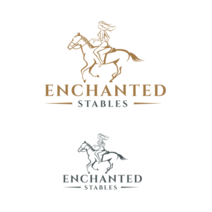 Logo Design by ecorokerz for Enchanted Stables | Design: #18397616