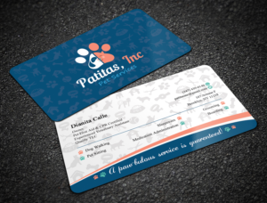 Patitas, Inc | Design de Carte de Visite par Sandaruwan