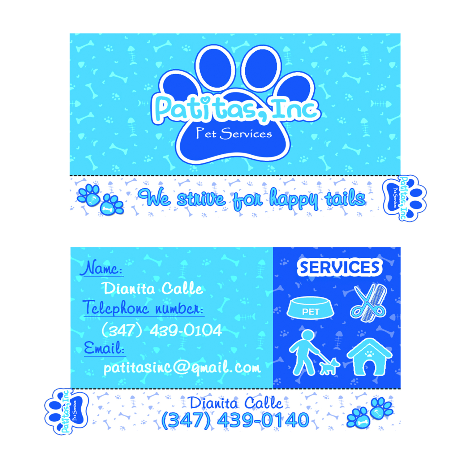 Business Card Design by Ca No for this project | Design #18507626
