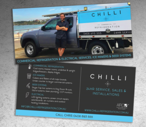 Commercial Refrigeration Service Company requires stylish and fresh looking flyer. | Design de Flyer par andrew3344