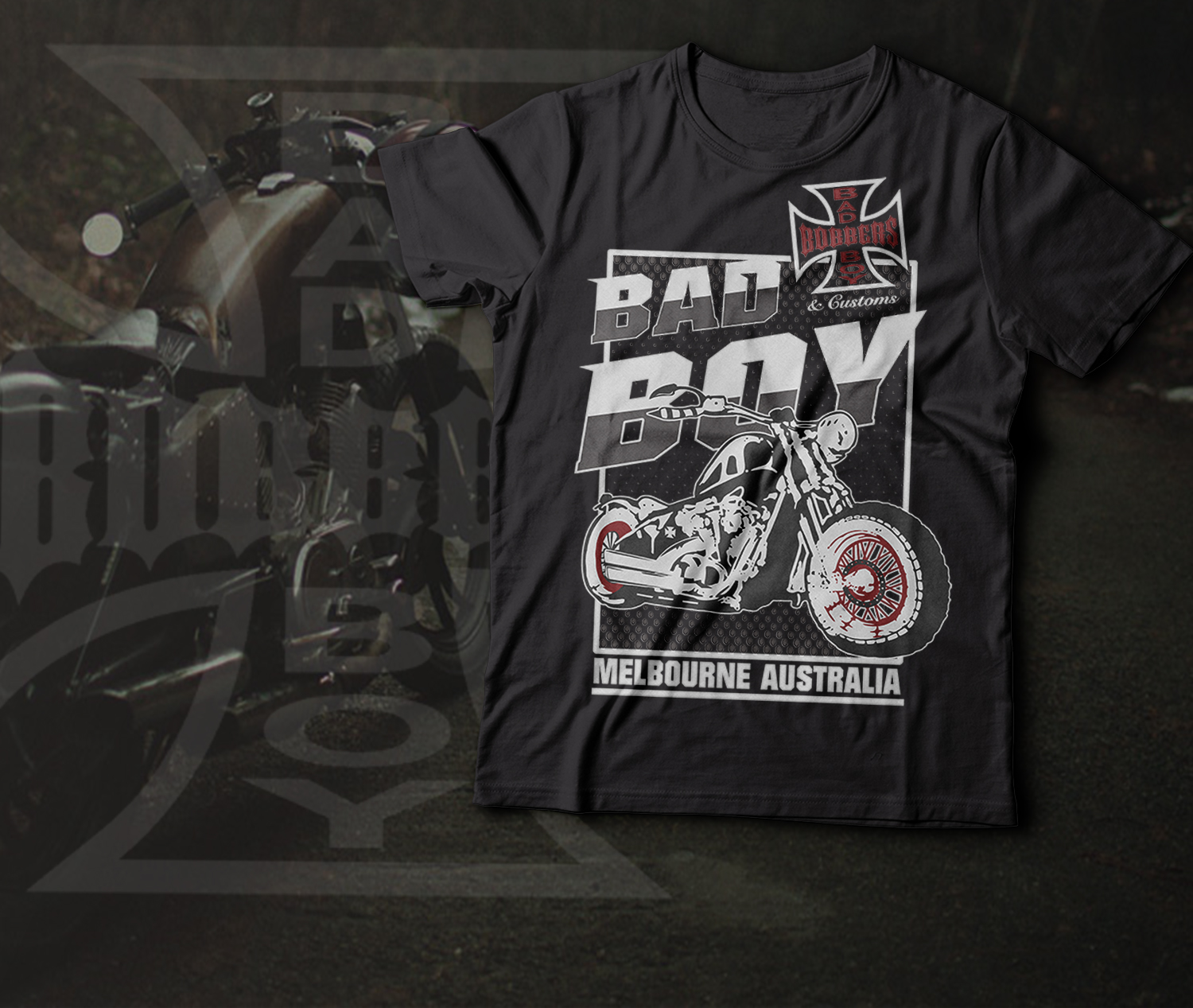 T-Shirt-Design von dhadaj für Custom Bike Shop | Design #18500016