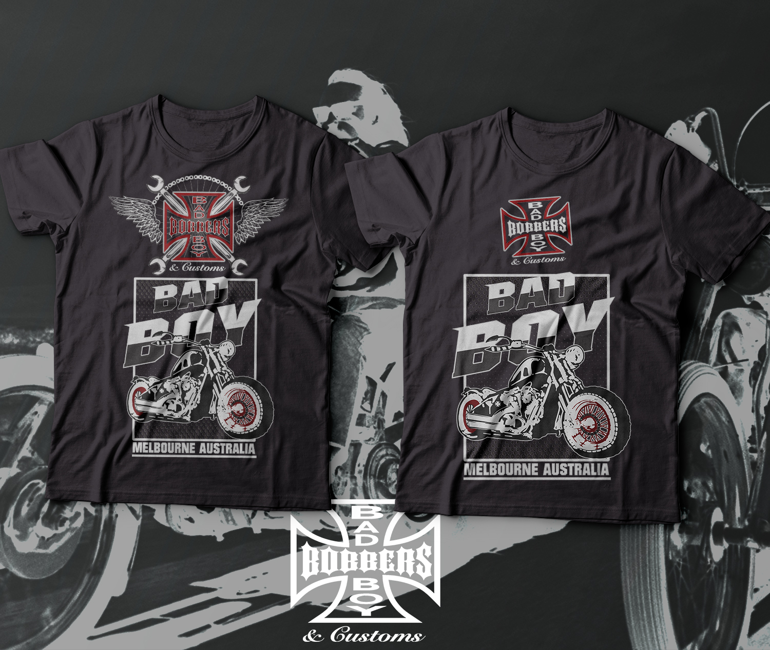 T-shirt Design by dhadaj for Custom Bike Shop | Design #18518729
