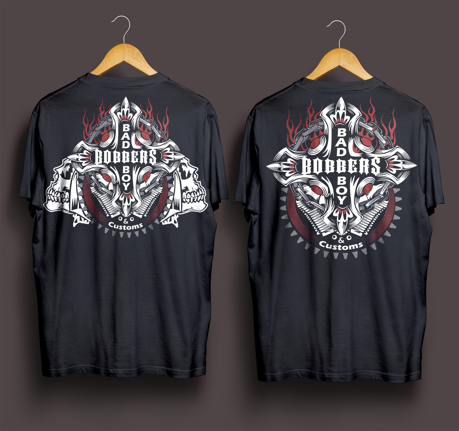 T-shirt Design by dhadaj for Custom Bike Shop | Design #18599574