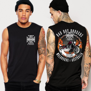 Bad Boy Bobbers and Customs T-Shirt Design Motorcycle Biker | Diseño de Camiseta por Eightone 3