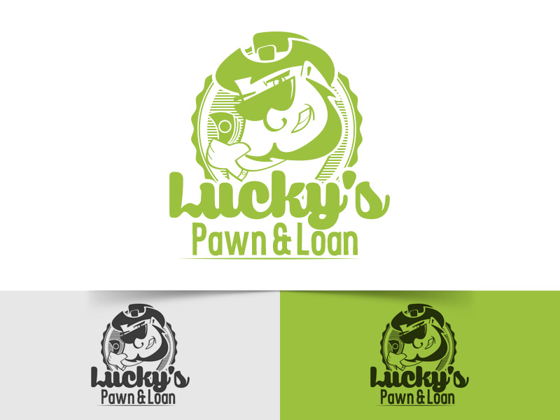 Logo Design by isasistudio for Lucky’s Pawn & Loan  | Design #18384752