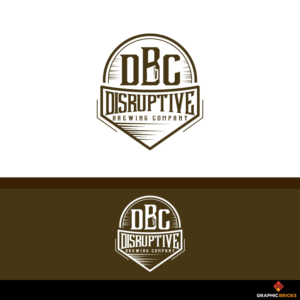 Disruptive Brewing Company or DBC | Logo Design by Graphic Bricks