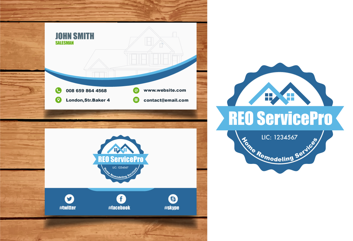 Logo Design by WebDify for REO ServicePro, Inc. | Design #18414709