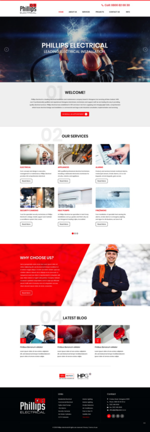 Web-Design von pb für Phillips Electrical | Design: #18382145