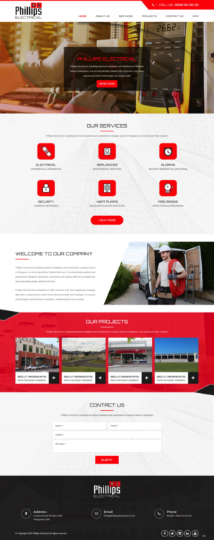 Web-Design von pb für Phillips Electrical | Design: #18382146