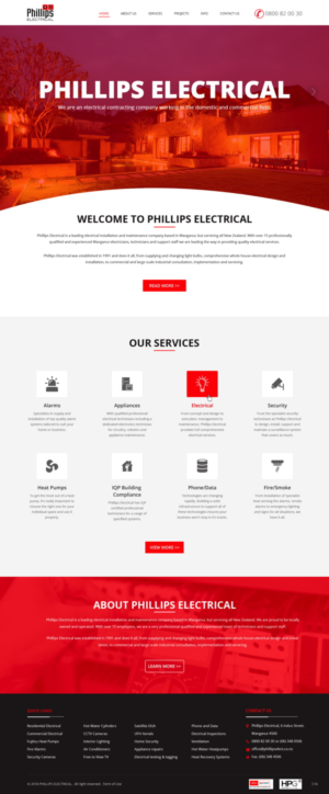 Web-Design von pb für Phillips Electrical | Design: #18382152