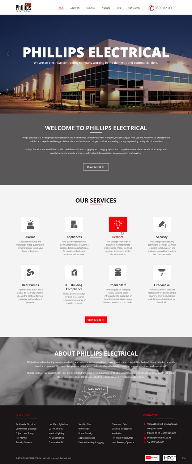 Diseño Web por pb para Phillips Electrical | Diseño #18382153