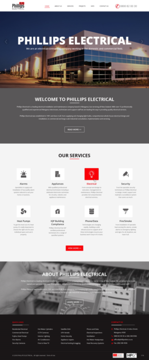 Web-Design von pb für Phillips Electrical | Design: #18382153