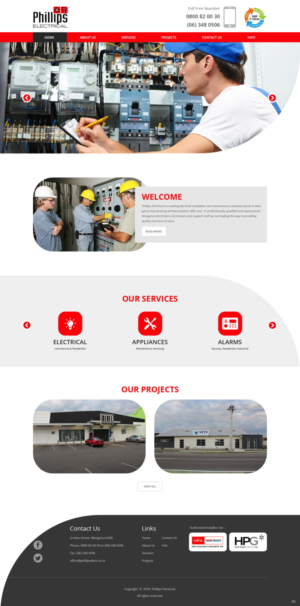 Web-Design von pb für Phillips Electrical | Design: #18382171