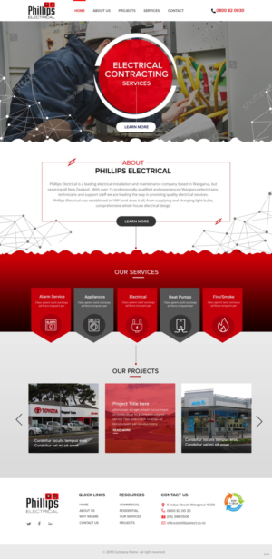 Web-Design von pb für Phillips Electrical | Design: #18382172