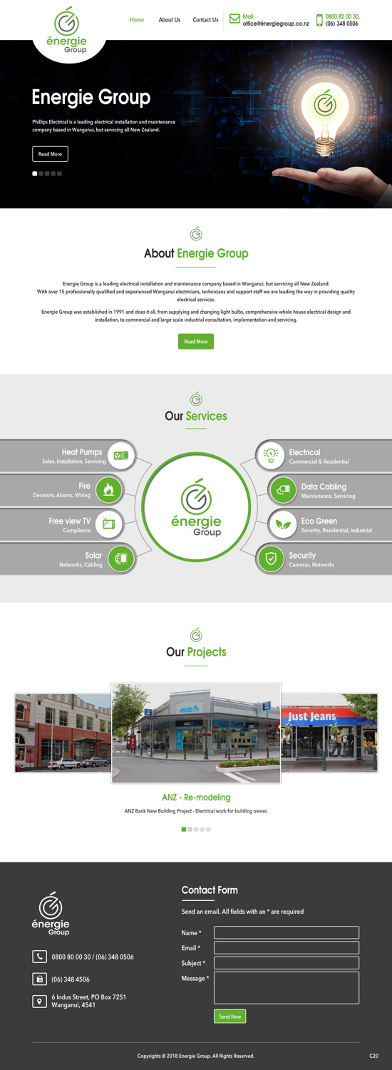 Web-Design von pb für Phillips Electrical | Design #18586834