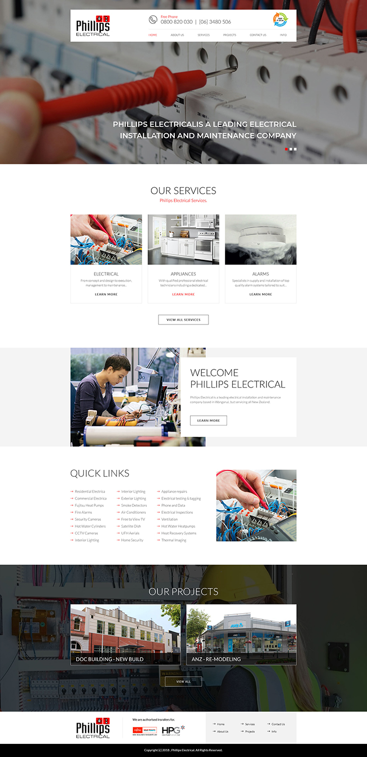 Web-Design von Smart-tech solution für Phillips Electrical | Design #18404911