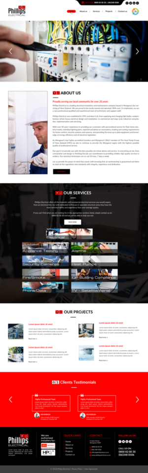 Diseño Web por chandrayaan.creative para Phillips Electrical | Diseño #18381837