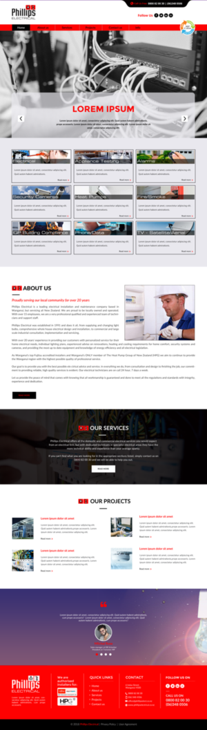 Web-Design von chandrayaan.creative für Phillips Electrical | Design: #18410420