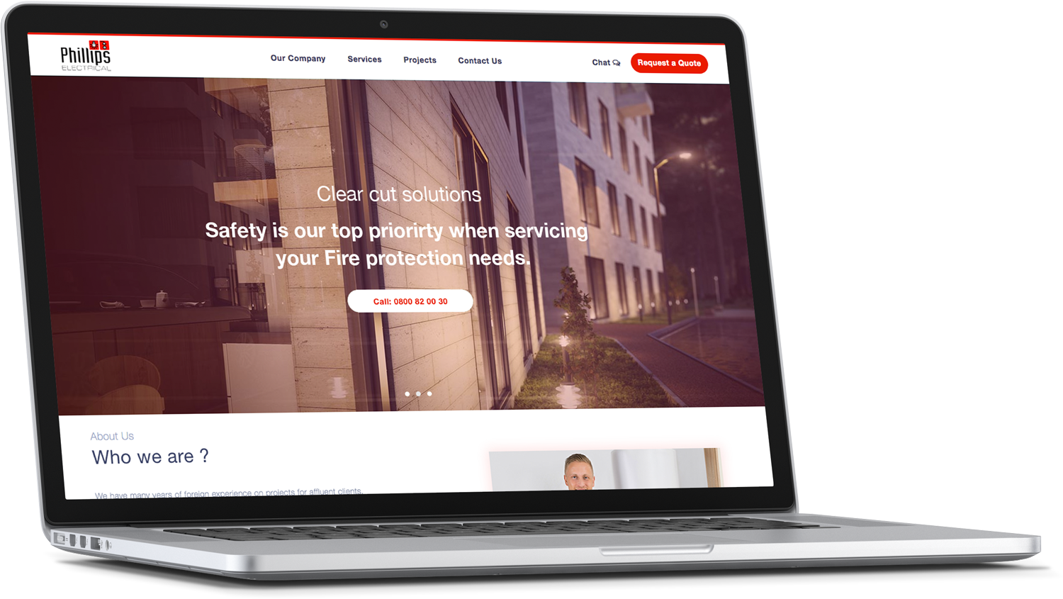 Web Design by cCopilot for Phillips Electrical | Design #18380996