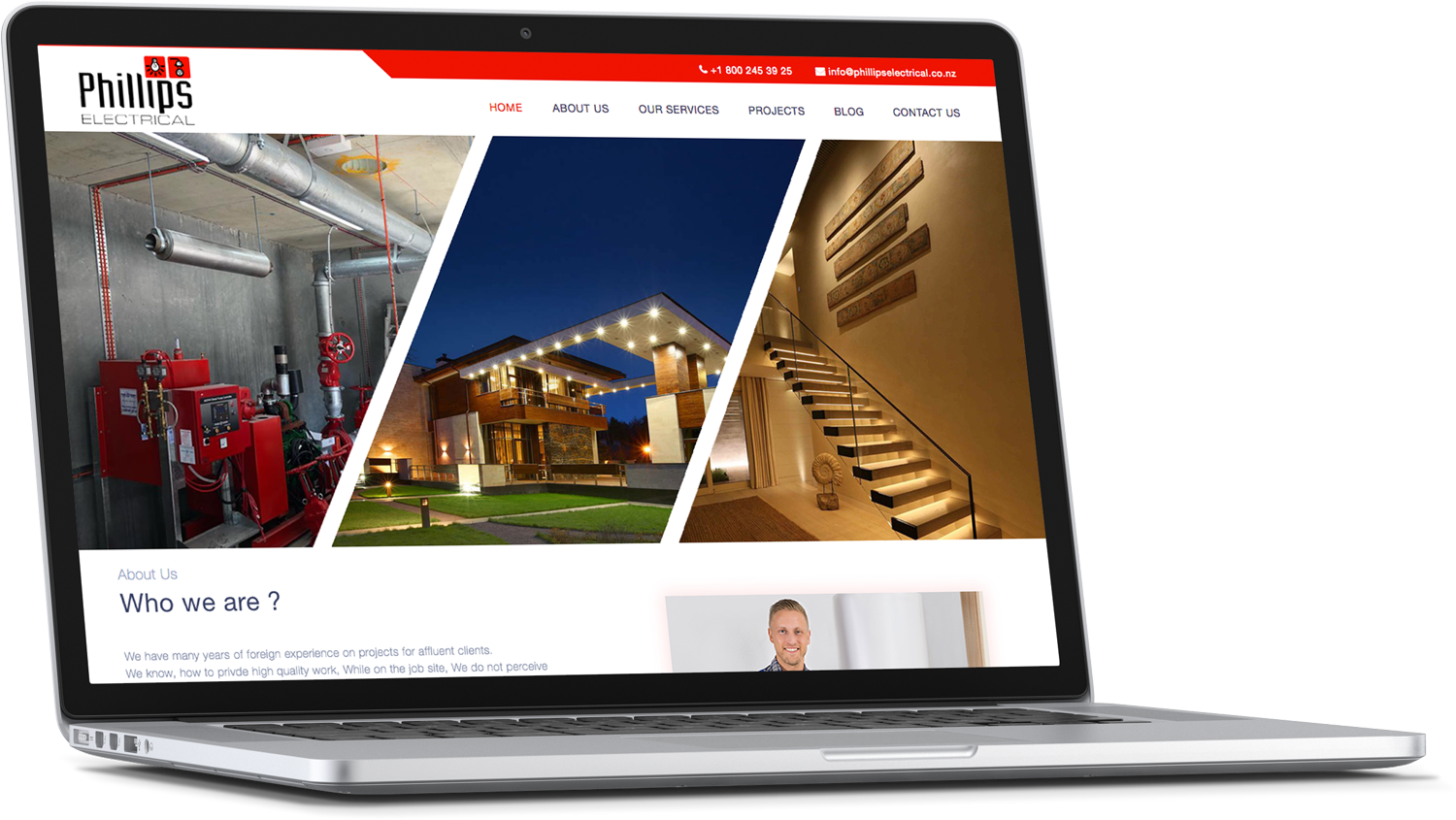 Web Design par cCopilot pour Phillips Electrical | Design #18395122