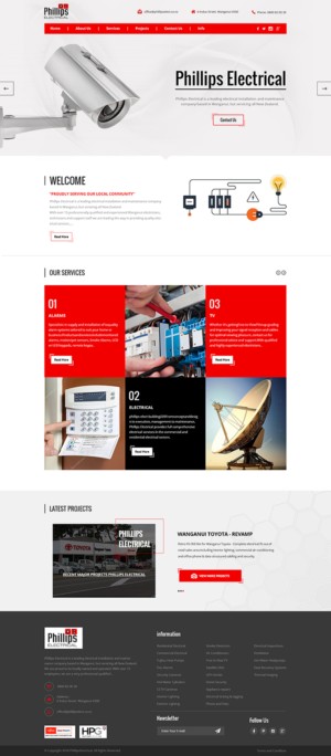 Web-Design von PiXthemes für Phillips Electrical | Design: #18474152