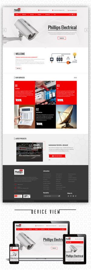 Web-Design von PiXthemes für Phillips Electrical | Design: #18474153