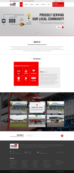 Web-Design von PiXthemes für Phillips Electrical | Design: #18474222