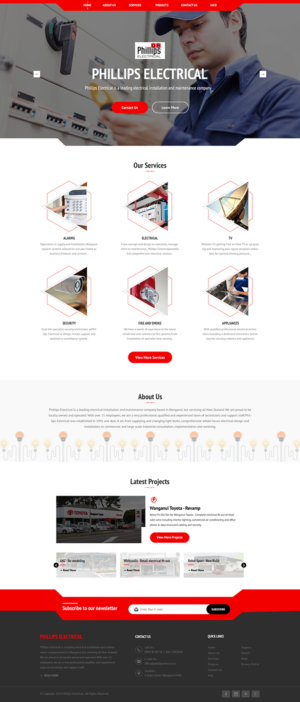 Web-Design von PiXthemes für Phillips Electrical | Design: #18474294