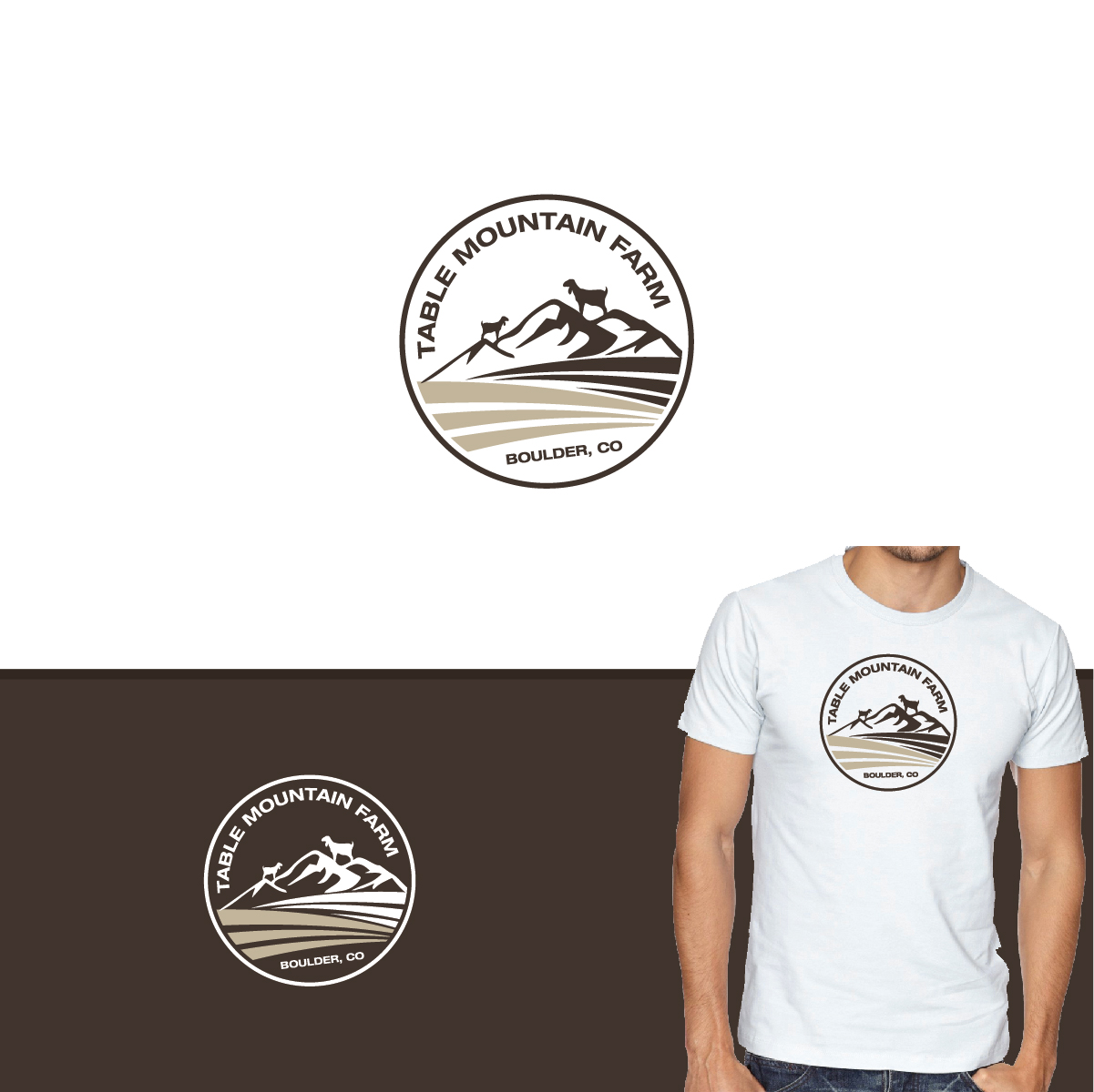 Logo Design by Deziners Zone for Table Mountain Farm | Design #18982204