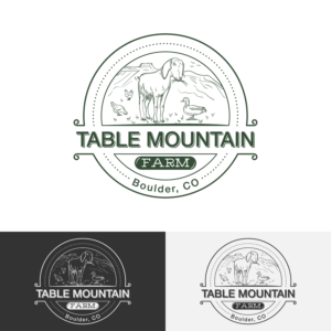 Logo Design by LaVitaBella67 for Table Mountain Farm | Design: #18984454