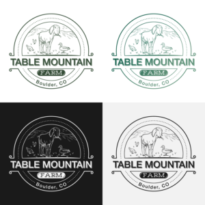 Logo Design by LaVitaBella67 for Table Mountain Farm | Design: #18989237