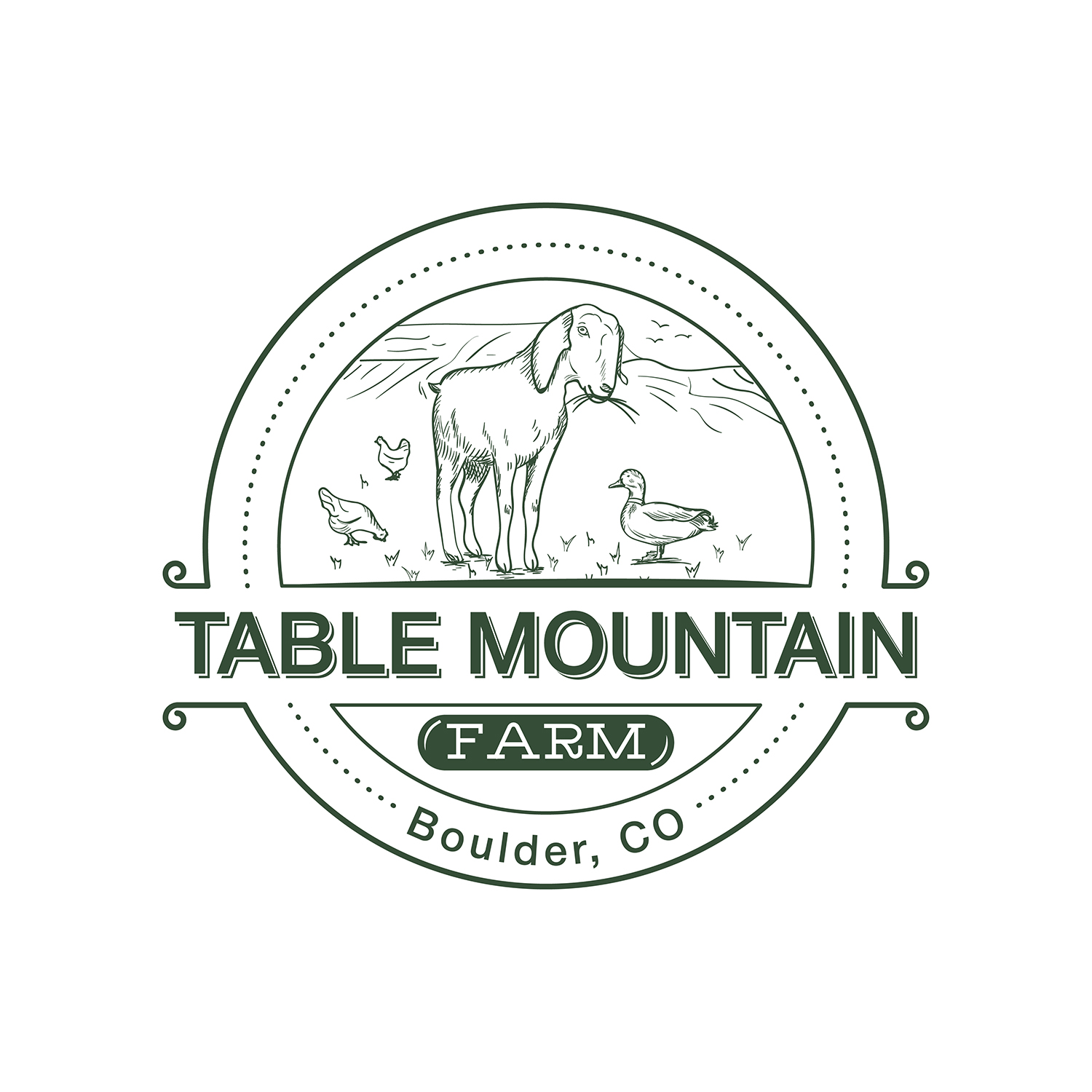 Logo Design by LaVitaBella67 for Table Mountain Farm | Design #18996213