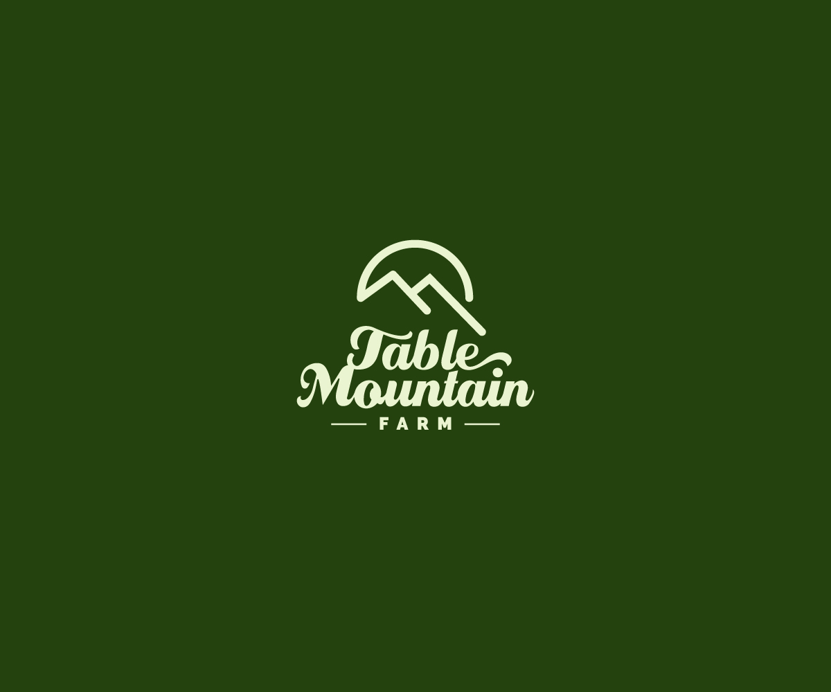 Design de Logo par taufik_alrahman pour Table Mountain Farm | Design #18983649