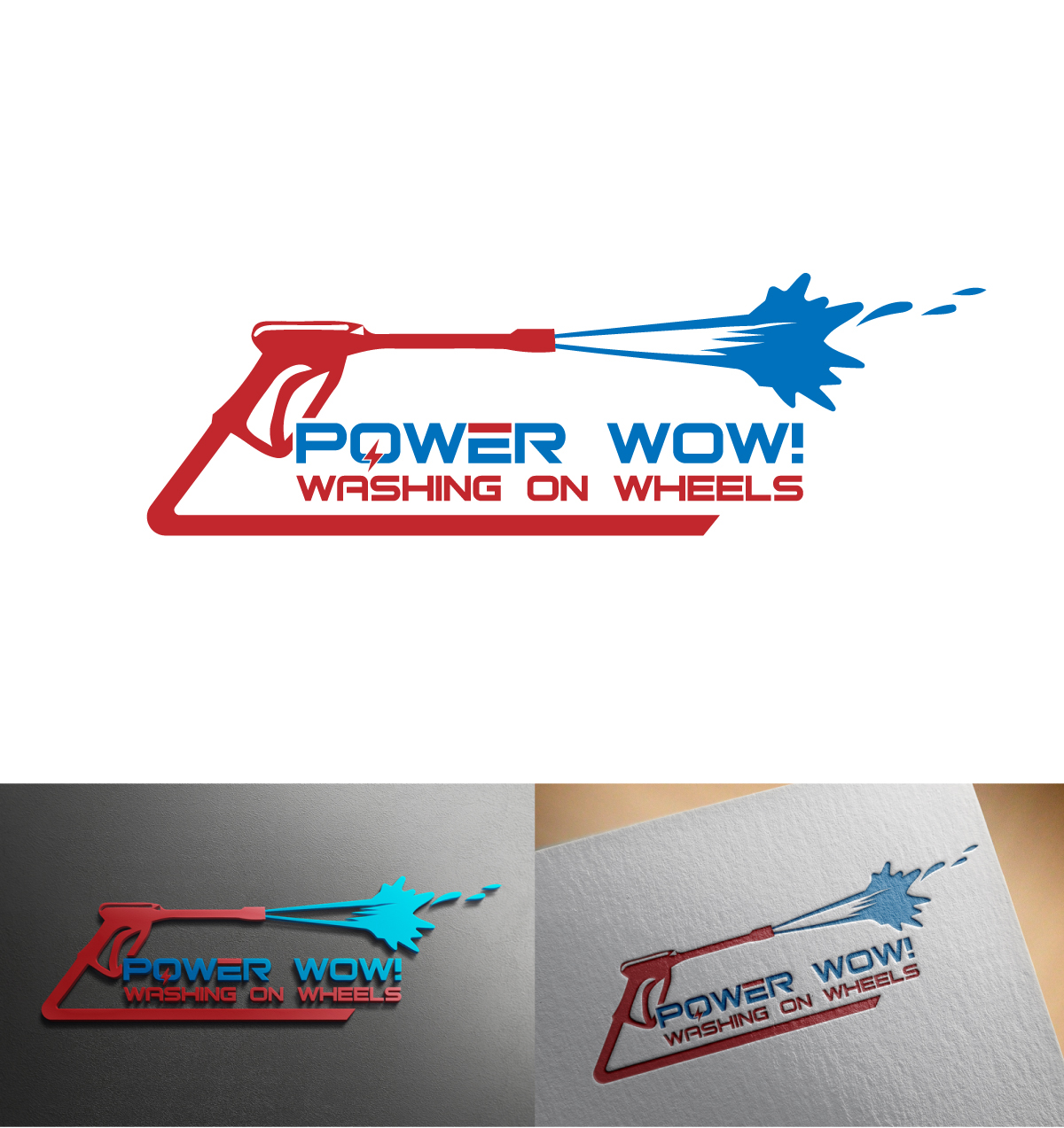 Logo Design by imyounuspathan 2 for PowerWOW Inc. | Design #18380429