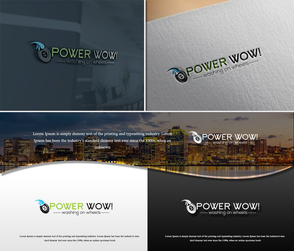 Logo Design by AbdulSalam 2 for PowerWOW Inc. | Design #18390092